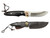 Elkridge 7.25" Fixed Blade Wood Handle Knife ER-088 - All Angles