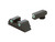 AmeriGlo Classic Sight Set White Dots for Glock 42 43 - Angled View Left