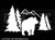1358 - Bear Silhouette Scene 2