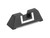 Glock OEM Gen 5 6.5mm 17 19 19X 26 34 45 Fixed Rear Sight, 39724 - Angled View Left