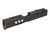 NDZ19 T.R.O.I. Slide Upgrade For Glock 19 GEN 1-3 With RMR Cut V1 Matte Black DLC - Angled View