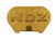 NDZ for Sig P365 P365X P365XL Extended Magazine Release, Gold TiN - Front View