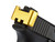 NDZ Slide Racker Plate for Glock Gen 1-5 - On the Gun Back View