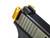 NDZ Slide Racker Plate for Glock Gen 1-5 - On the Gun Front View