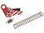 Apex Springfield Armory Hellcat Hellcat Pro Trigger Enhancement Kit in Red Black with US Flag, V1 - Complete Kit