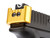 NDZ Slide Racker Plate for Springfield Armory Hellcat & Pro - On the Gun Gold Back