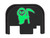 NDZ Rear Slide Plate for Glock Gen 1-4, Glow In The Dark Black - Front View Glowing