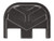 NDZ for Glock Gen 1-5 Rear Slide Cover Plate with Aspis Cut - Front View