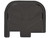 NDZ for Glock 43X 48 43 Rear Slide Cover Plate, Aspis Cut - Front View