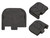 NDZ for Glock 43X, 48 Aspis Cut Combo Kit - Rear Plate All Angles
