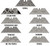 NDZ Serrated Custom Laser Engraved Utility Knife Blades - Design Chart 2