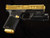 NDZ Glock 19 Gen 1-3 T.R.O.I. Slide with RMR Cut, Gold - On the Gun