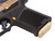 NDZ for Glock Gen 1-5 Magazine Floor Plate Heavyweight Brass - On the Gun