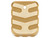 NDZ for Sig Sauer P320 & XFIVE Legion Extended Magazine Plate Aspis Cut Heavyweight Brass - Aspis Cut Two Tone