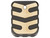 NDZ Sig Sauer P320 & XFIVE Legion Extended Magazine Plate Aspis Cut Heavyweight Brass - Aspis Cut Armor Black Two Tone