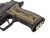 NDZ for Sig Sauer P320 & XFIVE Legion Extended Magazine Plate Aspis Cut Heavyweight Brass - On the Gun