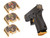NDZ Glock 3D NDZ Skull Rear Slide Plate Solid Brass - Multiple Variations