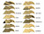 CCA Custom Utility Knife Blades, Concave - Gold Design Examples