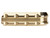 NDZ for Glock Gen 1-5 Extra Thick Magazine Floor Plate Heavyweight Brass, 3D Designs - Side View