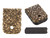 NDZ for Glock Gen 1-5 Extra Thick Magazine Floor Plate Heavyweight Brass, 3D Designs - 9mm / .40 Cal, Black, Scroll Work