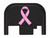 NDZ Cancer Awareness for Glock Rear Slide Cover Plates - Front View Ribbon