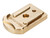 NDZ for Sig Sauer P365, P365 XL Heavyweight Brass Slim Carry Magazine Plate (*LZ) - Angled View