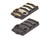 NDZ for Glock 43X, 48 MOS Optic Cover Plate, Brass Aspis Cut - Two Tone Example