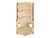 NDZ for Glock 43X, 48 MOS Optic Cover Plate, Brass Aspis Cut - Top View