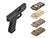 NDZ for Glock 43X, 48 MOS Optic Cover Plate, Brass Aspis Cut - Multiple Variations