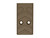 NDZ Glock Gen 4-5 & Crossover MOS Optic Cover Plate Brass, Aspis Cut - Top View