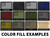 NDZ for Glock V-Series Magazine Floor Plate with Finger Extension - Colorfill Chart