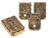 NDZ for Glock V-Series Extra Thick Magazine Floor Plate Heavyweight Brass, 3D Designs - Multiple Variations