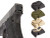 NDZ for Glock 43X 48 43 Brass Rear Plate, Aspis Cut - Multiple Color Options