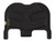NDZ Glock Gen 6 & V-Series Brass Rear Plates, Aspis Cut - Front View