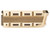 NDZ for Sig P211 Extended Magazine Plate Heavyweight Brass - Side View