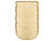 NDZ for Glock 43X, 48 Extended Magazine Base Plate, Brass - Bottom View