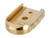 NDZ Sig P365 X Macro Fuse Brass Magazine Plate, Aspis Cut - Angled View Top
