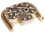 NDZ for Ruger RXM USA 250th Anniversary Rear Plates, Brass - Notch Angled View Front