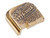 NDZ PSA Dagger Micro USA 250th Anniversary Rear Plates, Brass - Angled View Front