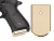 NDZ for Beretta 92 & 96 Magazine Plate, Brass - On the Gun