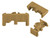 NDZ Slide Racker Plate for Walther PDP, Textured - HC Flat Dark Earth