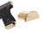NDZ Grip Plug for Glock 43X 48 Brass - Multiple Colors