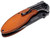 TAC-FORCE Spring Assisted Folding Pocket Knife - Textured Wooden Handle TF-910WD 3.3" Blade - Angled View Right