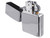 Zippo Sleek Classic Black Ice Windproof Lighter - Lighter Open