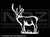 1924 - Deer Standing