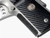 NDZ Textured Pistol Grip for 1911 Kimber Clones Front Strap - Black Granulate, on gun