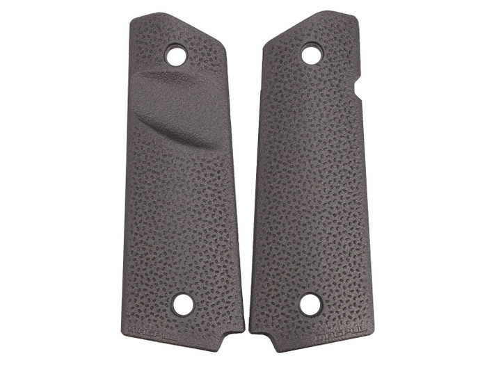 Magpul 1911 Pistol Grip Panel in Tungsten Cerakote with Trapezoidal Surface Projections (*LZ)