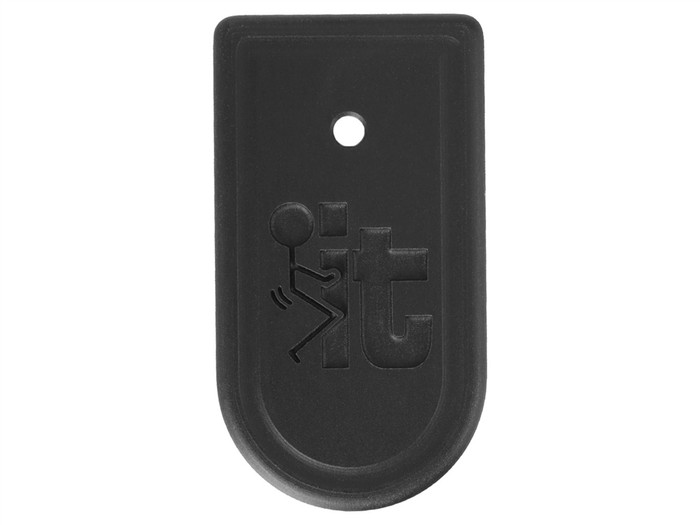 NDZ XD-S 9mm .40 .45 Magazine Base Plate with Laser Deep Engraved F It Stickman in Black