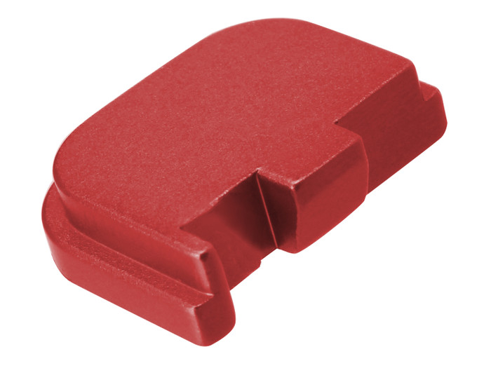 NDZ Back Slide Cover Plate For Glock 42 in Red (*LZ)