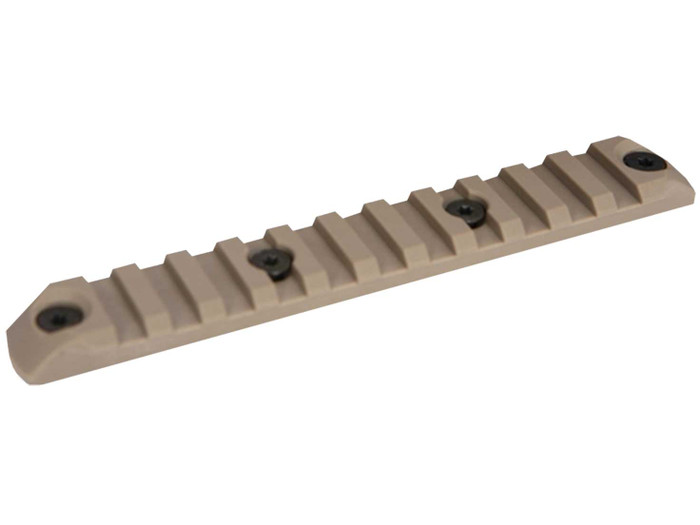 BCM GUNFIGHTER AR-15 KeyMod Rail 5.5" Nylon FDE - Angled View